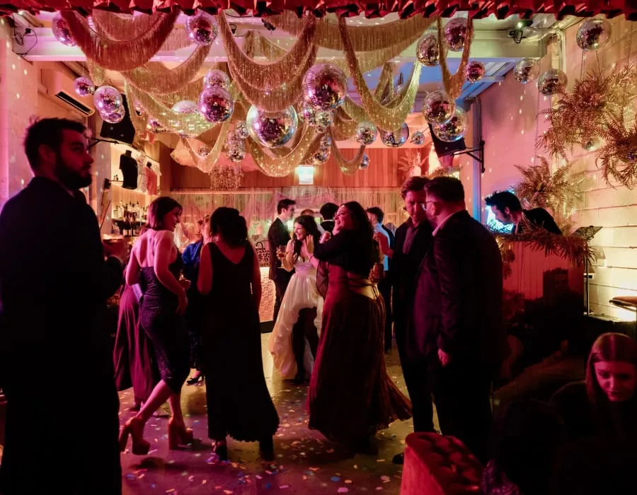 Keeley and Paraic dancing at The Altar Electric