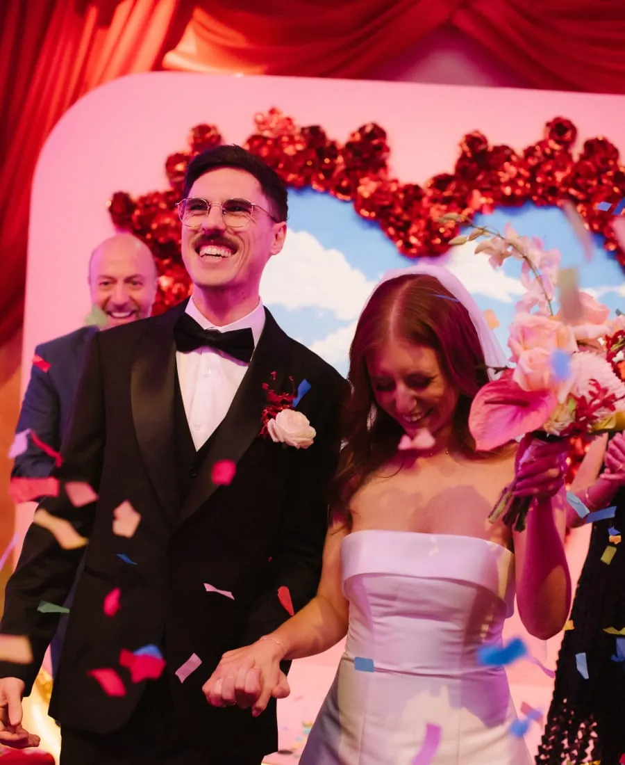 Tass and Tom wedding moment 10