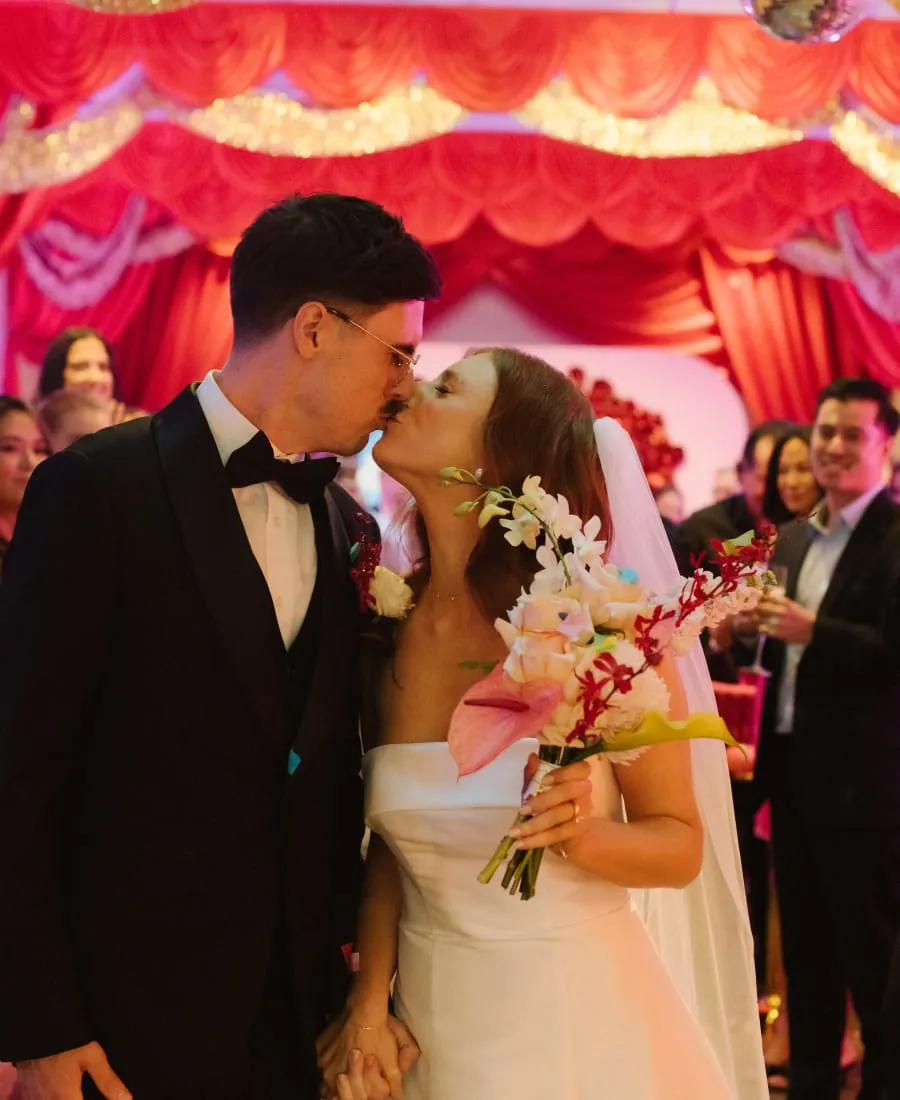 Tass and Tom wedding moment 6