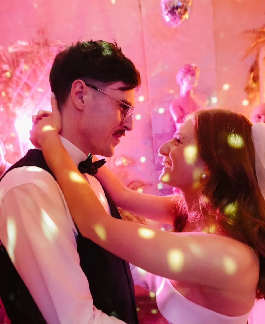 Tass and Tom wedding moment 15