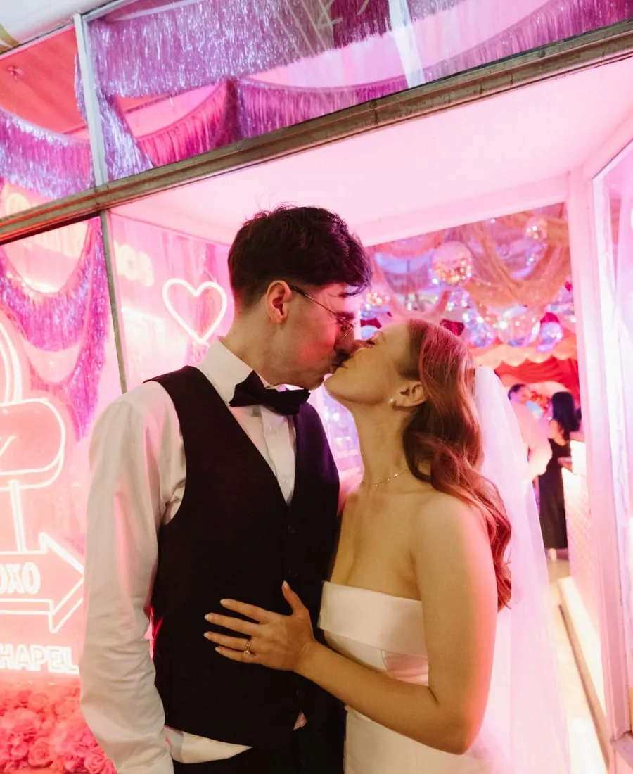 Tass and Tom wedding moment 16