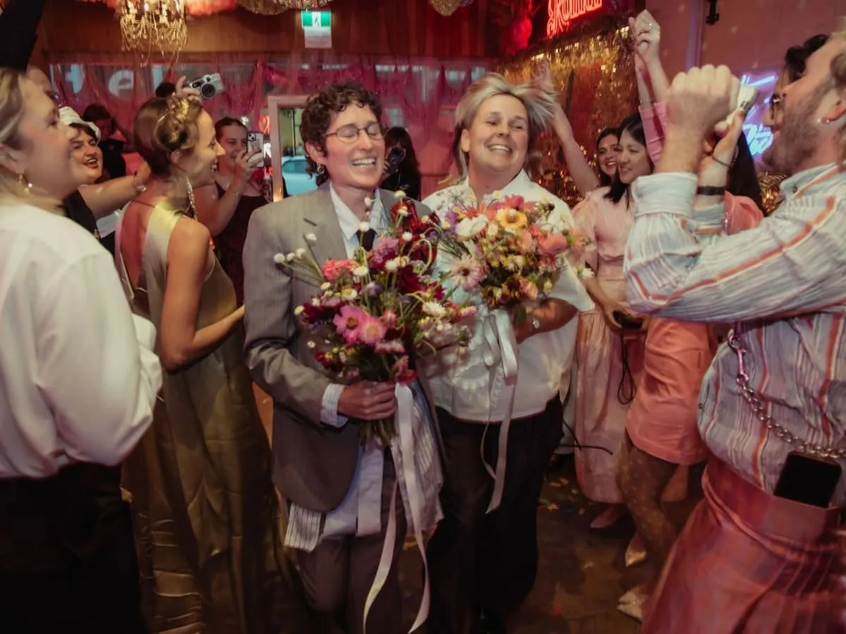 Charlotte and Aimee wedding moment 6