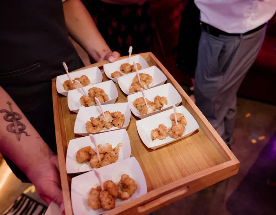 Sliders on Tyres food truck at Steph and Brad wedding